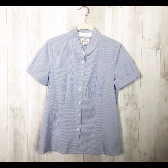 J. Crew Haberdashery Pinstripe Button Down Shirt - Picture 2 of 5
